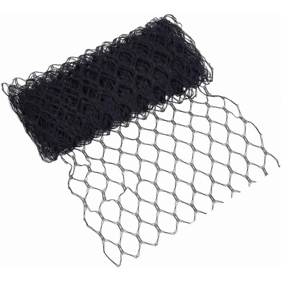 4 Yards(3.65M) Mesh Veil Headband Veil Netting Fabrics Hat Tulle Women Mesh Bridal Birdcage Netting Hat Decoration Black for Women Bride's Headdress Making