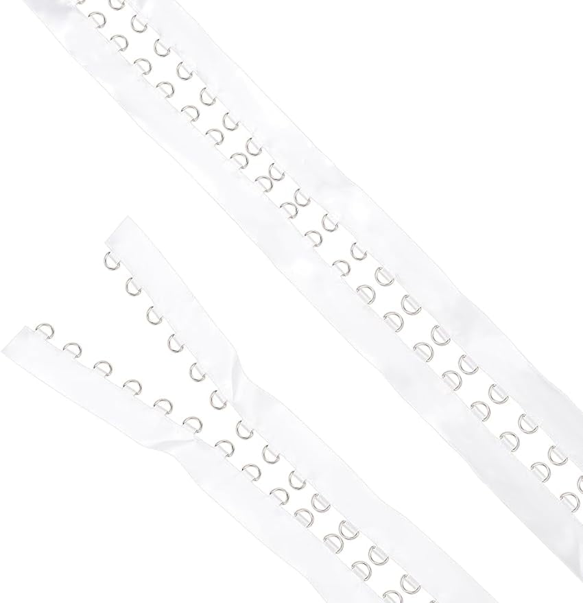 WEBEEDY Grommet Trim Mit D-Ringen 4.6m - Weiß 2cm Breite Für Nähen