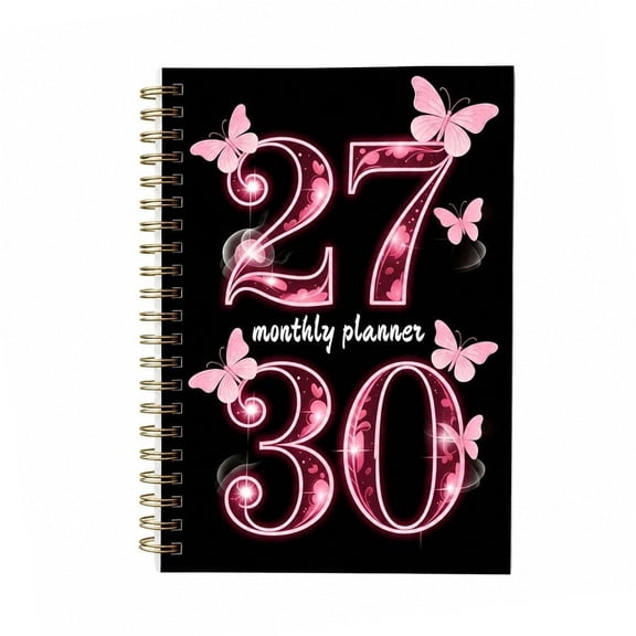 4-Year Monthly Planner (2027-2030) - A5 Twin-Wire Bound Productivity Notebook with Hardcover, Long-Range Schedule Tracker for Professionals, Students & Goal Setting