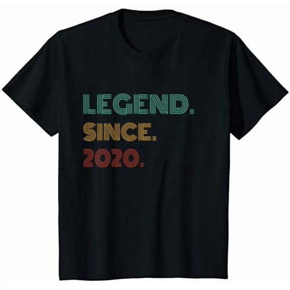 4 Years Old Legend Since 2020 4Th Birthday T-Shirt