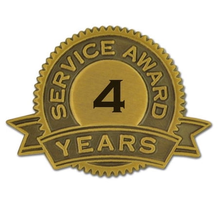 4 Years of Service Award Lapel Pin