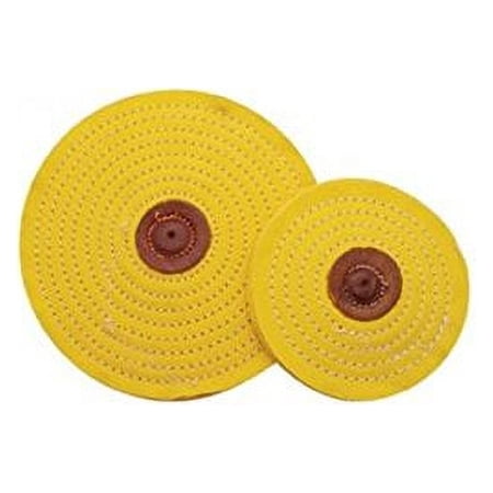 4" Yellow Razor Buff - 1/8" Arbor