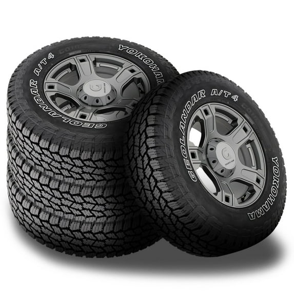 4 Yokohama Geolandar A/T4 G018 275/65R18 123S All Terrain 55K Mi Warranty 10 PLY 110101841 / 275/65/18 / 2756518