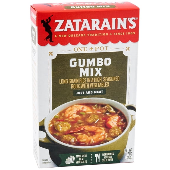 4 - Zatarain's Gumbo Mix, 7 oz ( 4 Boxes )