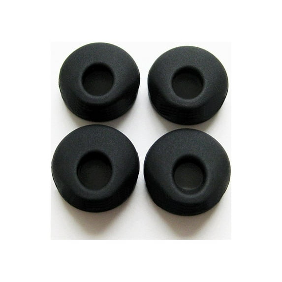 4_black Rubber Soft Ear Gels Ear Buds for Motorola Bluetooth Headset H12 H15 Hk100 Hk200 Hk201 Hk202 Hk210 H681 H685 H690 H69