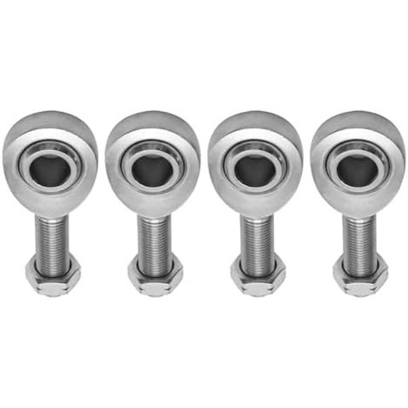 4 count 1/2" Heim Joints Rod End Kit, Heavy Duty Left and Right Hand Thread Heim Joint Set with Jam Nuts, Rod End Heim Joint for ATV Ship