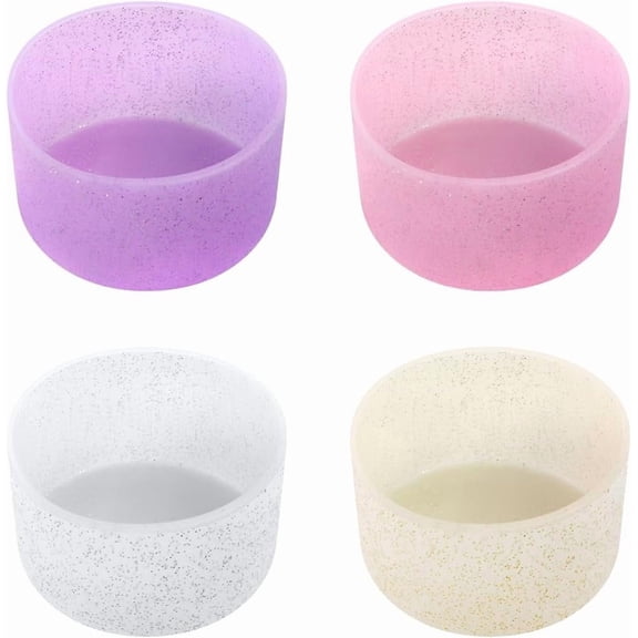 4 count Bottle Boot, Bottom Protector Compatible with Water Bottles