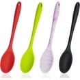 thumbnail image 1 of 4 count  Spoons for Cooking, 10.6'' Large Mixing Spoon for Cooking Heat Resistant Basting Spoon Serving Spoon, Non Stick Kitchen Utensil Spoons Set for Stirring, Mixing and Serving, 1 of 7