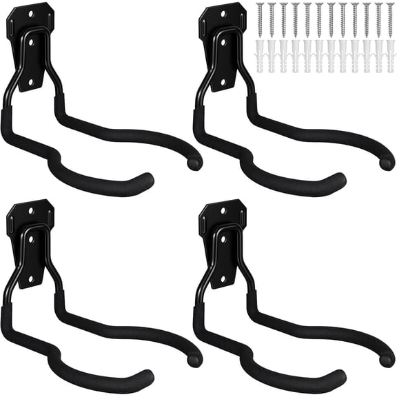4 count Weedeater Rack, Tool Hangers for Garage wall Mount Power Garage Hooks String Trimmer Hanger Garden Power Tool Hangers for Garages Storage Hooks wall Hook Utility Hook