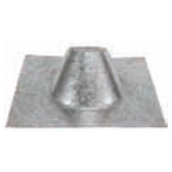 4 dia. PelletVent Pro Flashing Type L Chimney Pipe 7 by 12 to 12 by 12 - Aluminum