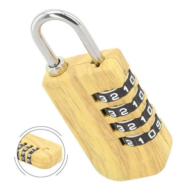 4 digit resettable combination locker lock, gym padlock, mini padlock