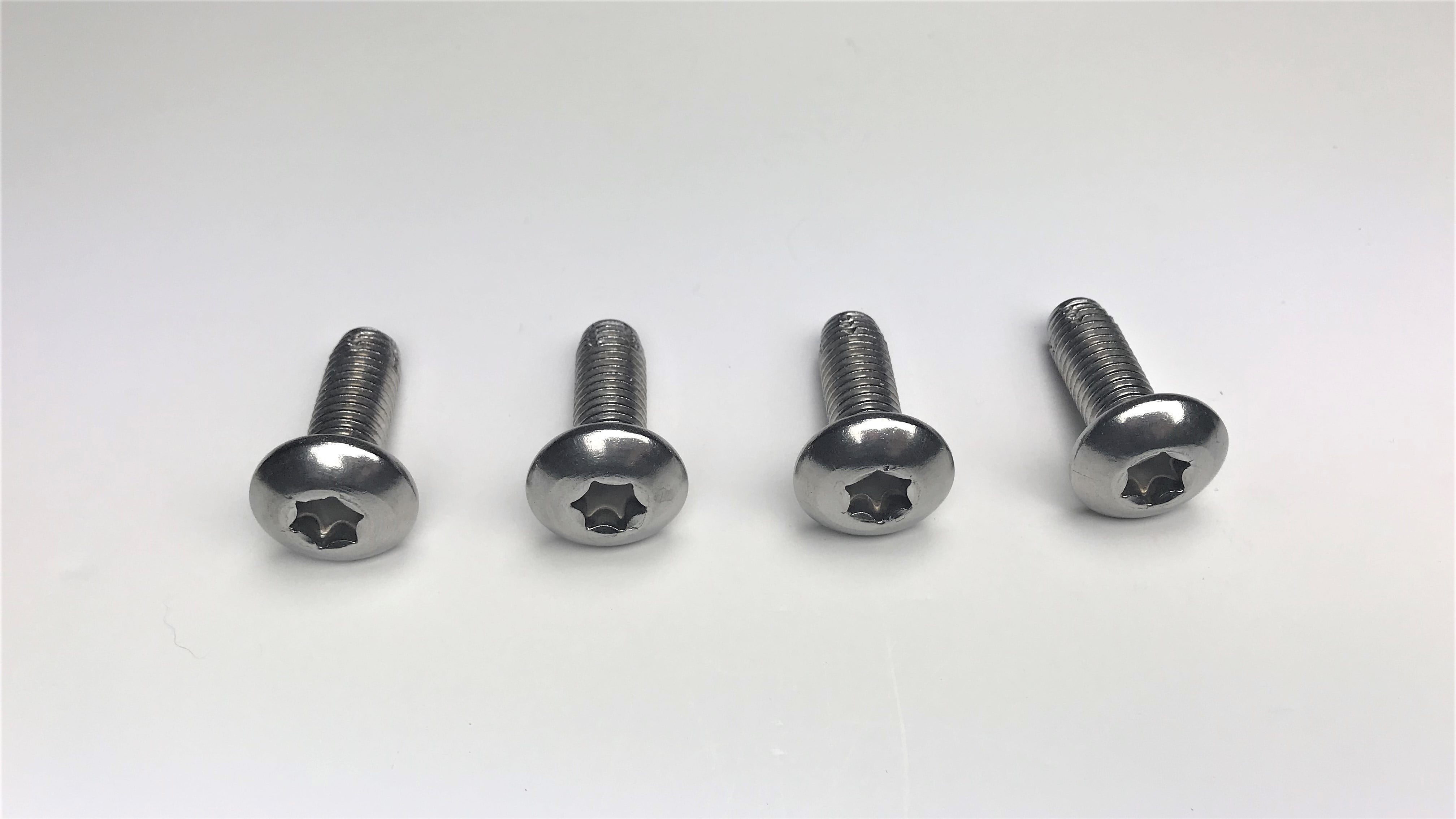 10 Ea. 1997 To 2006 Jeep Wrangler TJ Front &amp; Rear Bumper End Cap Torx Screws