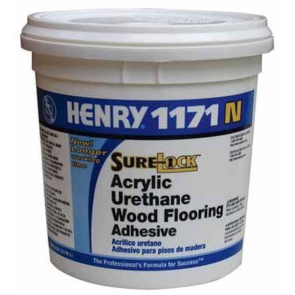 4 each: Henry 1171n Acrylic Urethane Wood Flooring Adhesive FP001171044N