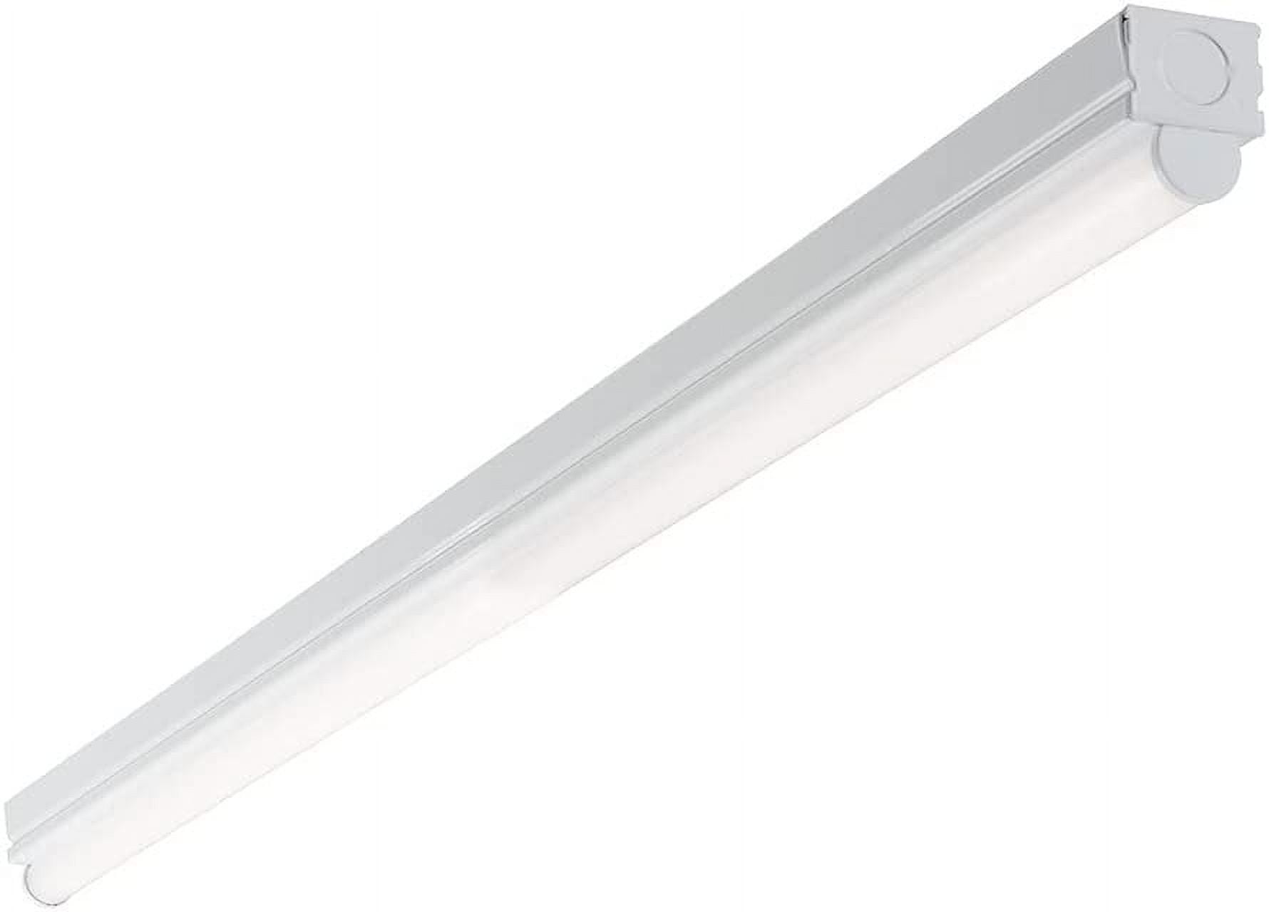 4 ft. 1Light Linear White Integrated LED Ceiling Strip Light with 2100
