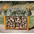 thumbnail image 1 of 4 ft. 48 WRC Heavy-Duty Firewood Rack with Cover, Brown, 1 of 1