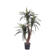4 ft. Artificial Extra Full Marginata Silk Bush Tree