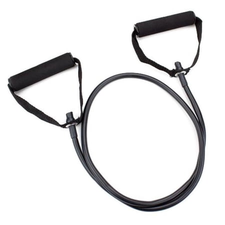 4 ft. Black Medium Tension Exercise Resistance Band