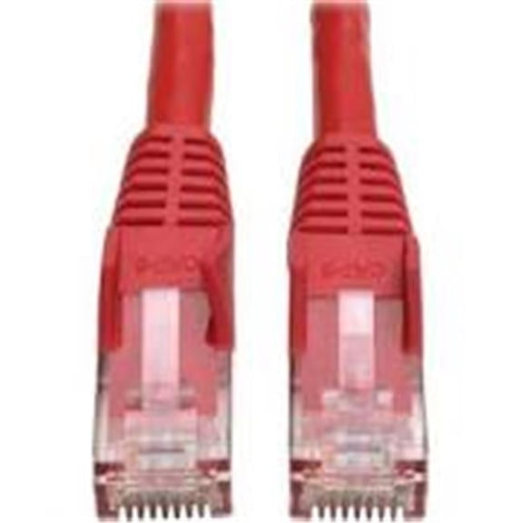 4 ft. Cat6 UTP Gigabit Snagless Molded M-M RJ45 Patch Cable, Red