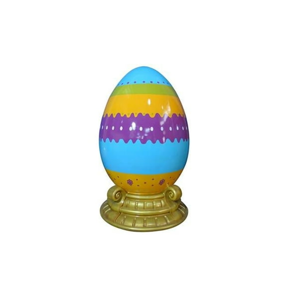 4 ft. Easter Egg Figurine with Base