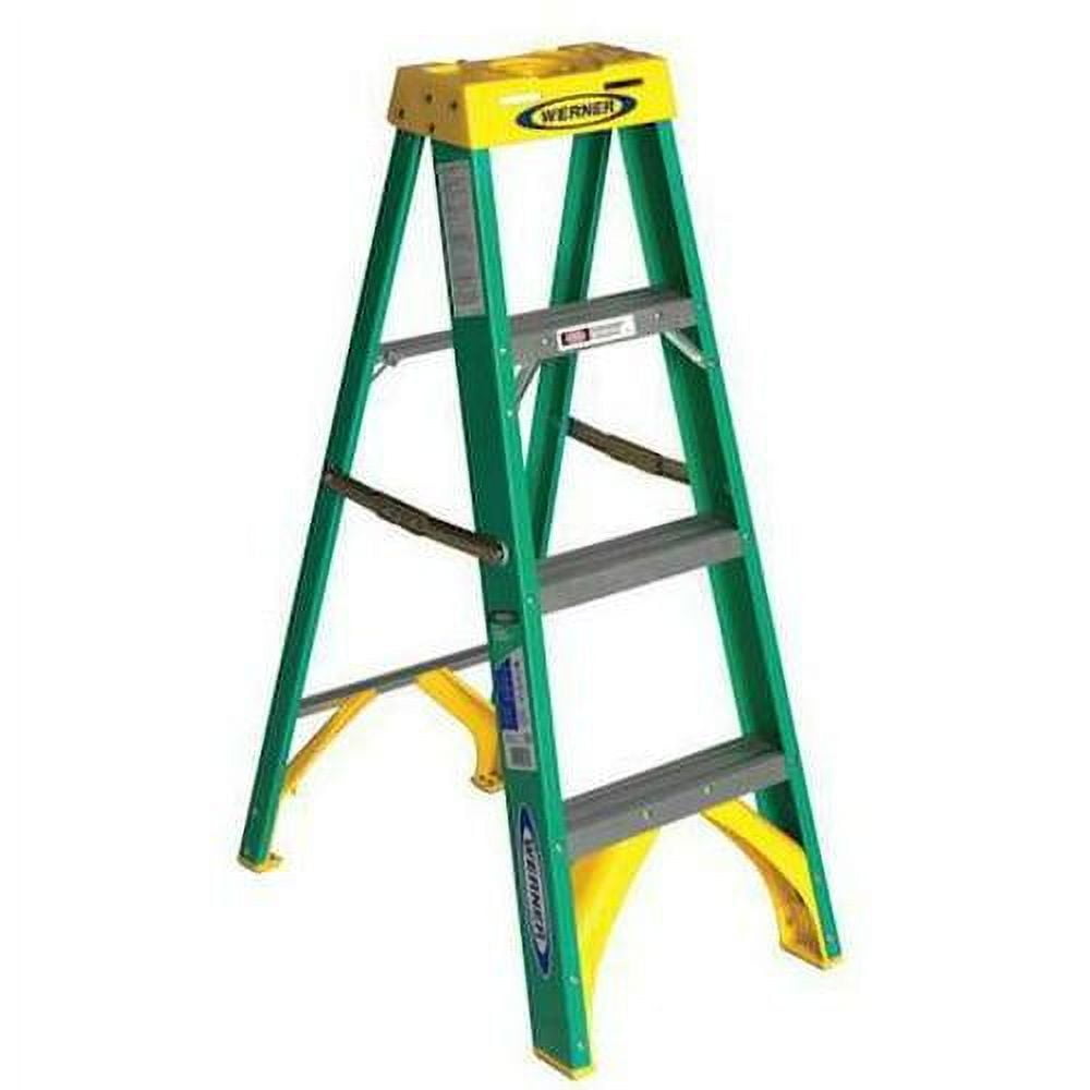 4 ft Fiberglass Stepladder, 225 lb Capacity