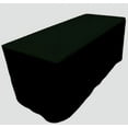 thumbnail image 1 of 4' ft. Fitted Polyester 30 inch width Table Cover wedding Tablecloth 21 COLORS", (Color: Black), 1 of 1