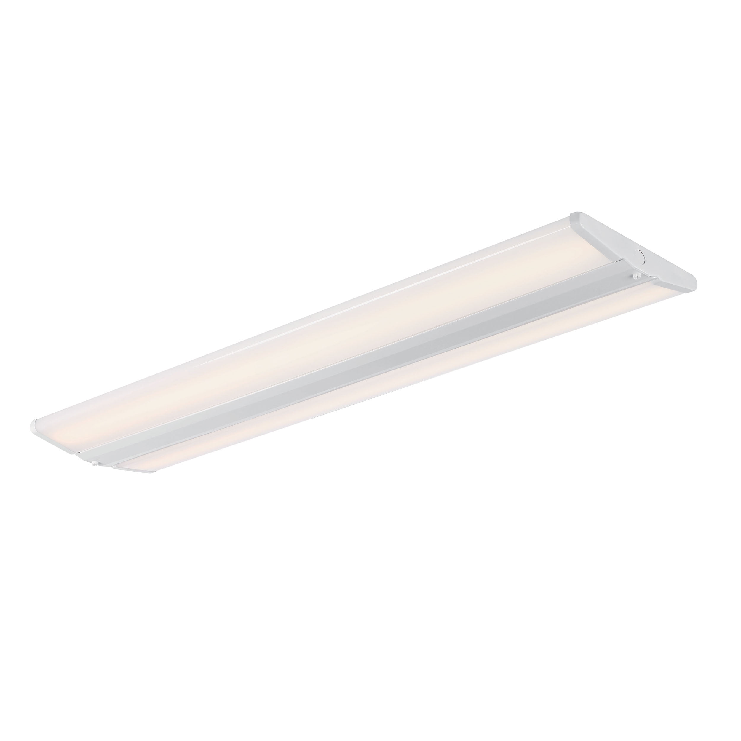 4 ft High Output Low Profile 11463 Lumens Integrated LED White Wraparound Light 4000K, WL11100DM40