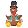 thumbnail image 1 of 4 ft. Inflatable Thanksgiving Turkey, 1 of 3