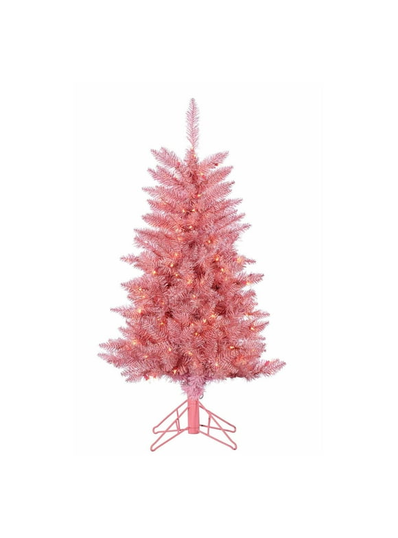 PreLit Christmas Trees Pink