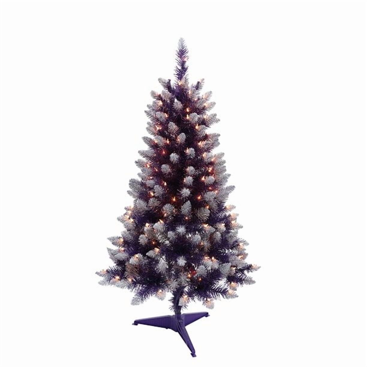 Puleo International 4 ft. Fashion Pine Pre-Lit Artificial Christmas Tree