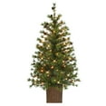 thumbnail image 1 of 4 ft. Pre-Lit Potted Artificial Christmas Tree, 1 of 5