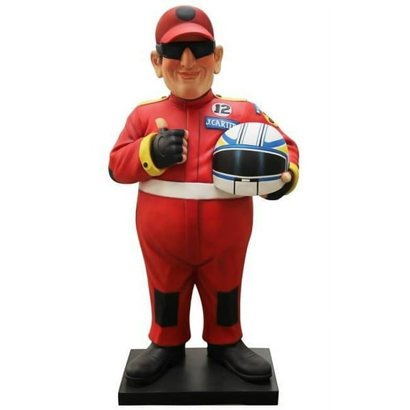 4 ft. Race Car Driver Figurine