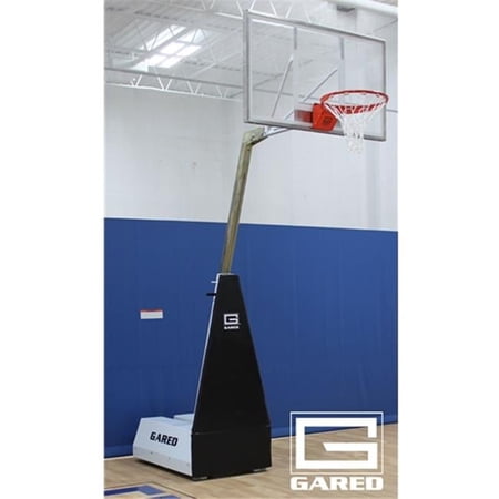 4 ft. Roll-Around Basketball System with Boom - Rectangular Acrylic Board & 726 Breakaway Goal