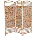 Origami 4 ft. Tall Recycled Room Divider - Hand-Crafted Design ...