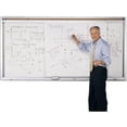 thumbnail image 1 of 4 ft. x 10 ft. Horizontal Sliding Panel Unit Porcelain 28ga Markerboard, 1 of 1
