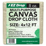 4 ft. x 12 ft. Canvas Dropcloth - 8 oz.