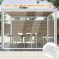 thumbnail image 1 of 4 ft. x 6 ft. Clear Tarp Heavy Duty Waterproof with Eyelets for Camping, Patio Pergola Garden Canopy Rainproof, 1 of 5