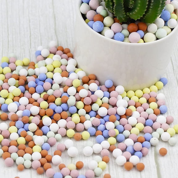 4 garden soils, clay pebble gardening ceramsite orchid stone drainage water purification ceramsite decorative cultivation soil stone gardening grade for soil hydroponics and fish-vegetable symbiosis,