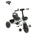 thumbnail image 1 of 4-in-1 Adjustable Kids Tricycle with Parent Steering Push Handle, Front Wheel Trike, Toddler Balance Bike for Boys Girls, 1 of 8