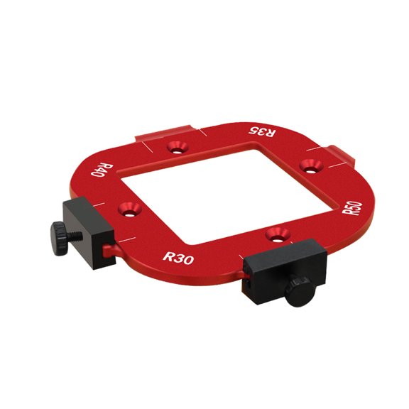 4 in 1 Arc Angle Positioning Template, Router Corner Radius Template, Positioning Bit Jig for Woodworking Routing Corner Jig