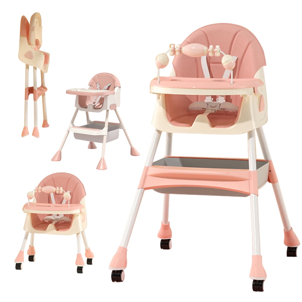 4in1 Baby Highchair Adjustable Kid Chair Baby Dining Chairs Eat