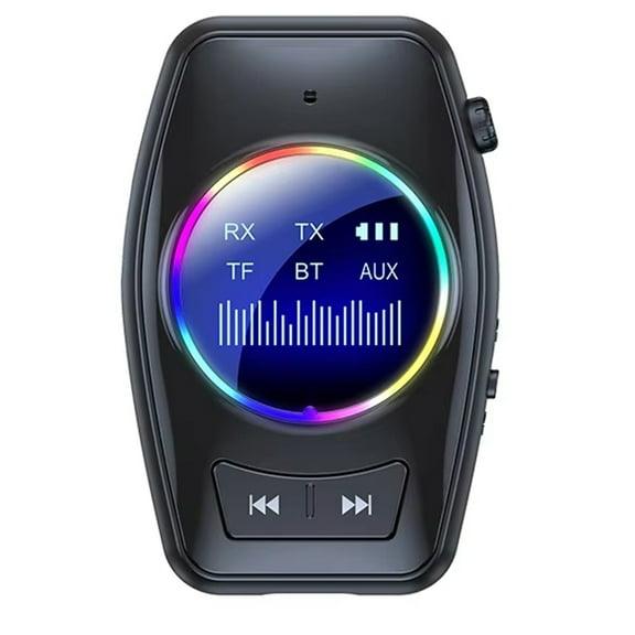 4 in 1 Bluetooth Audio Receiver Transmitter 3.5MM AUX TF Card Play Adapter Stereo Music with Mic for Car