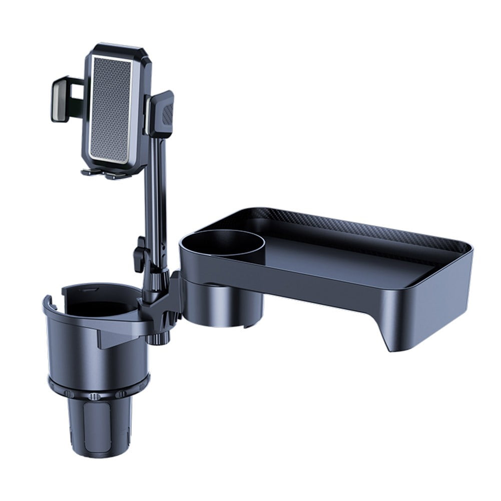 4 in 1 Car Cup Holder Extender Tray with Phone Holder Dual Cup Holder ...