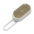thumbnail image 1 of 4-in-1 Cat Grooming Brush – hair brush with water spray for Cats & Dogs – Pet Hair Removal & Massage Comb for Long & Short Hair,brush with water spray,White, 1 of 7