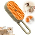 thumbnail image 1 of 4 in 1 Cat Steam Brush, Rechargeable Steam Brush for Cats and Dogs, Anti-Static Cat Spray Brushes, Massage, Cleaning, Shedding & Combing All In One!, 1 of 7