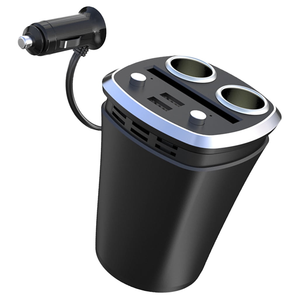 4 in 1 Charging Adapter Splitter 120W 2 Socket Car Charging Adapter