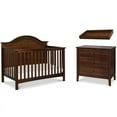 thumbnail image 1 of 4-in-1 Convertible Crib and Dresser with Removable Changing Tray Set in Espresso, 1 of 21