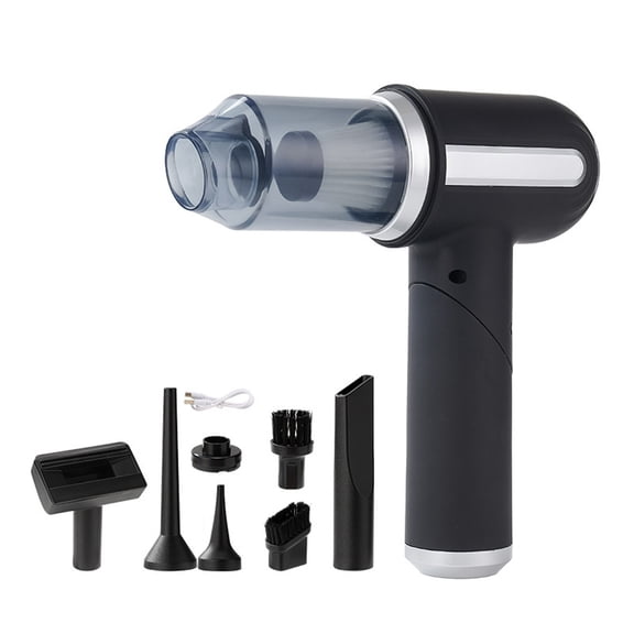 4-in-1 Cordless Handheld Vacuum Cleaner, Strong Cyclone Suction Mini Portable Car Vacuum, HEPA Filtration, Air Duster for Car Interior Keyboard Pet Hair Home Crevice Cleaning