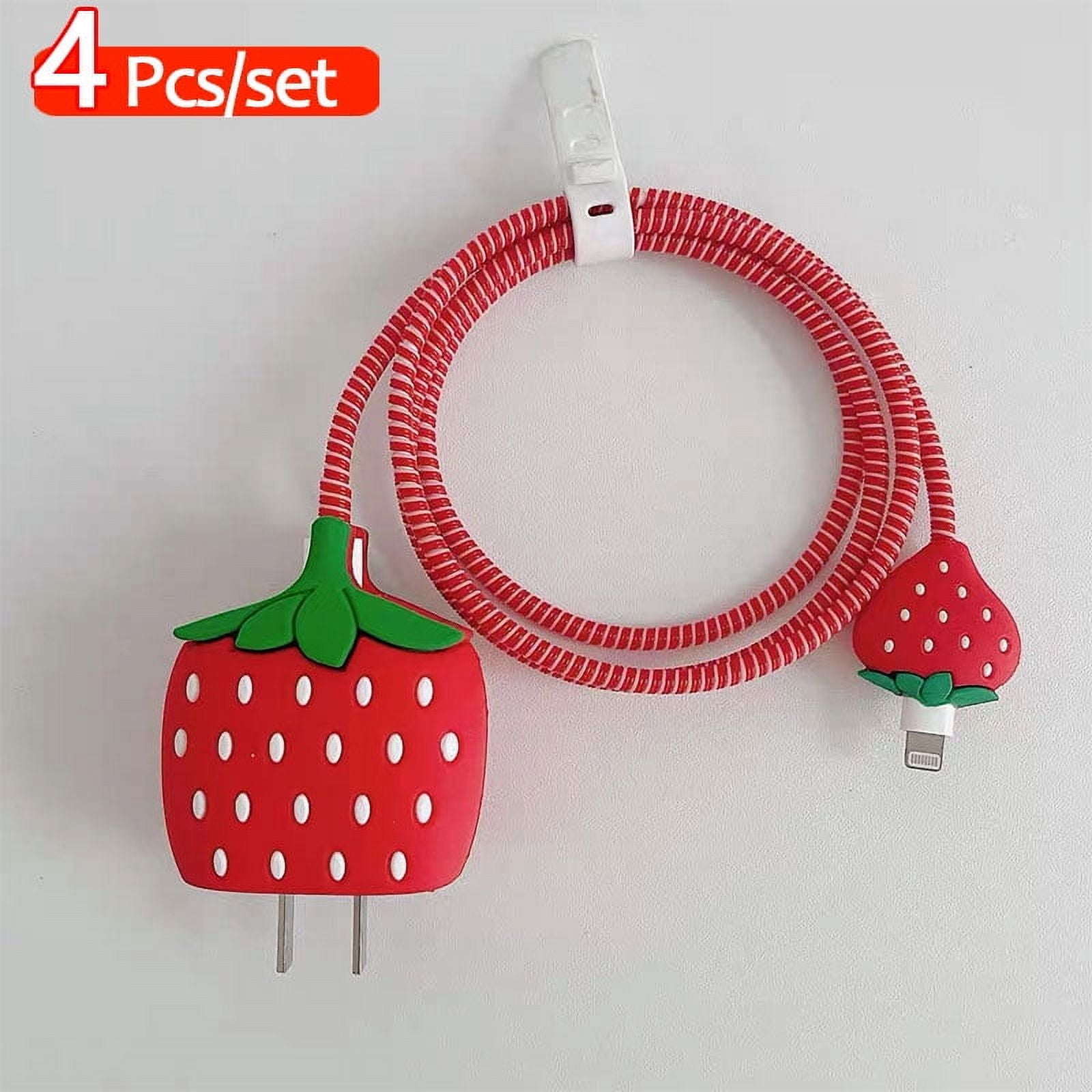 For IPhone 3-pin Folding Plug UK 20w A2344 Square Cute Cartoon Charger Cover For IPhone 15 14 13 Suitable Charger Protective Case 1.4M Cable Protector Cable | Malaysia - View #13