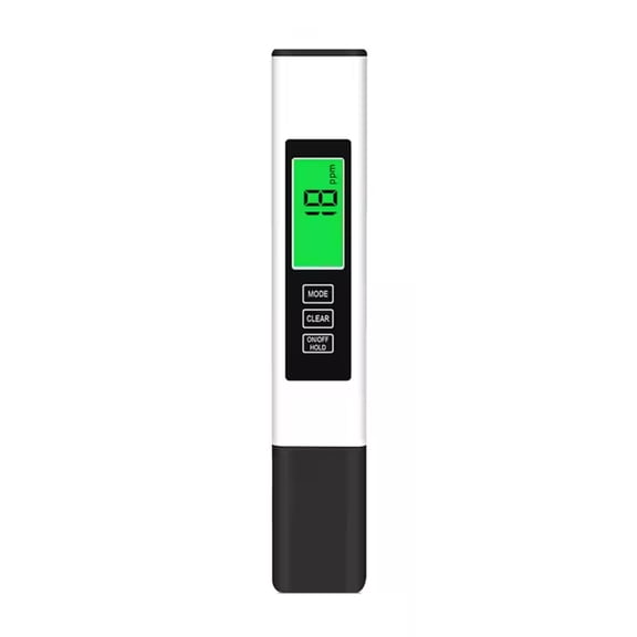 4 in 1 Digital Water Quality Tester TDS Meter EC Meter & Temperature Meter for Drinking Water Hydroponics Aquariums Pools (White)