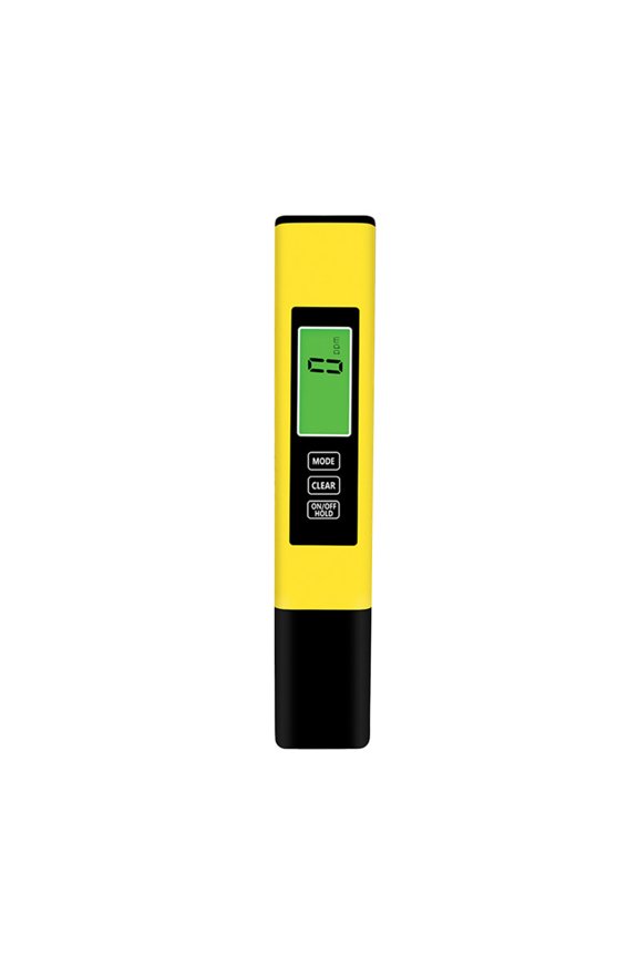 4 in 1 Digital Water Quality Tester TDS Meter EC Meter & Temperature Meter for Drinking Water Hydroponics Aquariums Pools (Yellow)